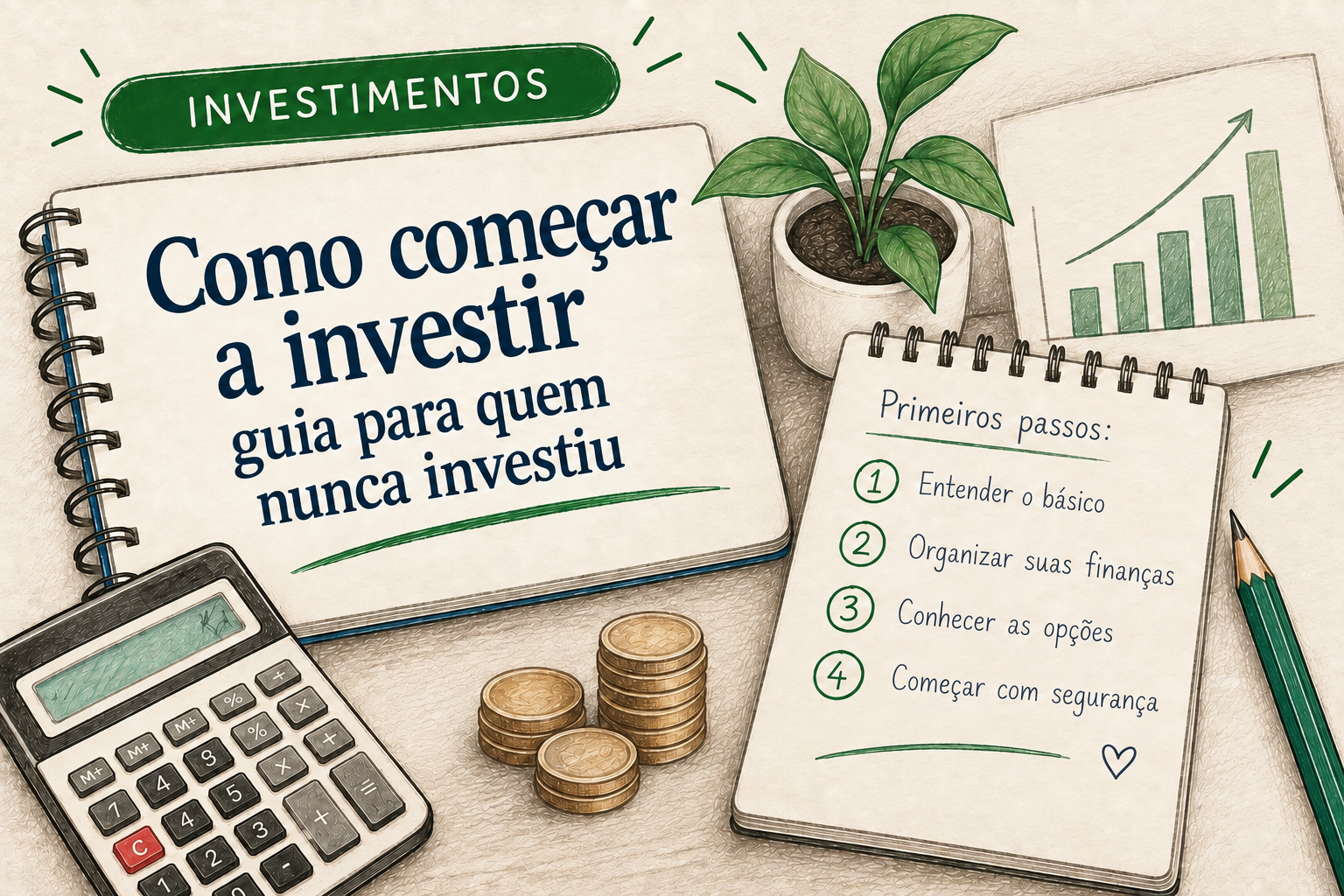 Como começar a investir: um guia para quem nunca investiu
