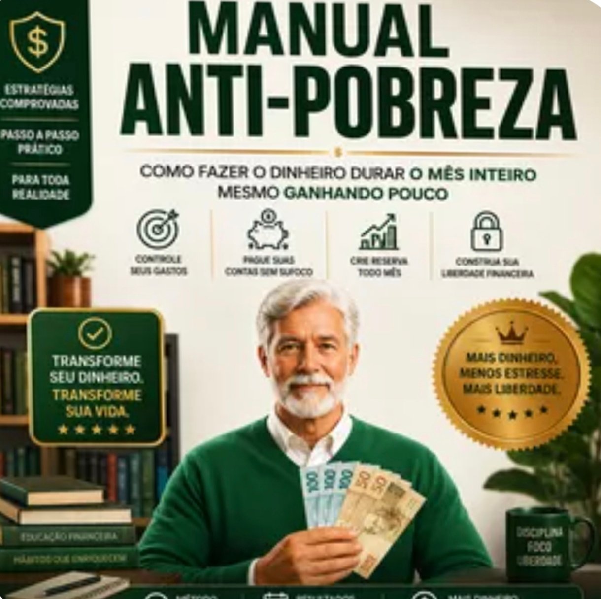 Capa do ebook Manual Anti-Pobreza