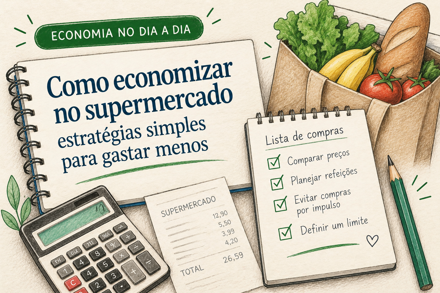 Como economizar no supermercado: estratégias simples para gastar menos